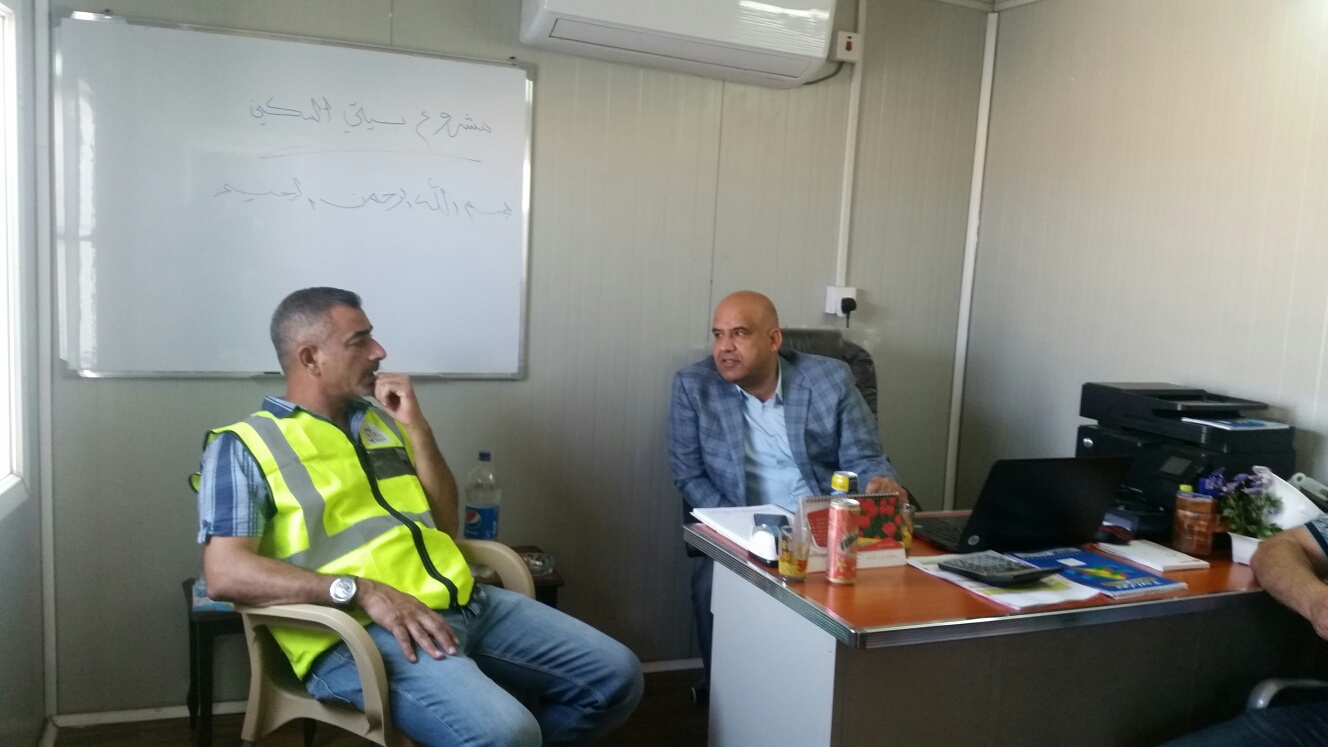رئيس هيئة استثمار صلاح الدين يزور المشروع السكني التابع لمجموعة الحنظل وشركة عبر المدن